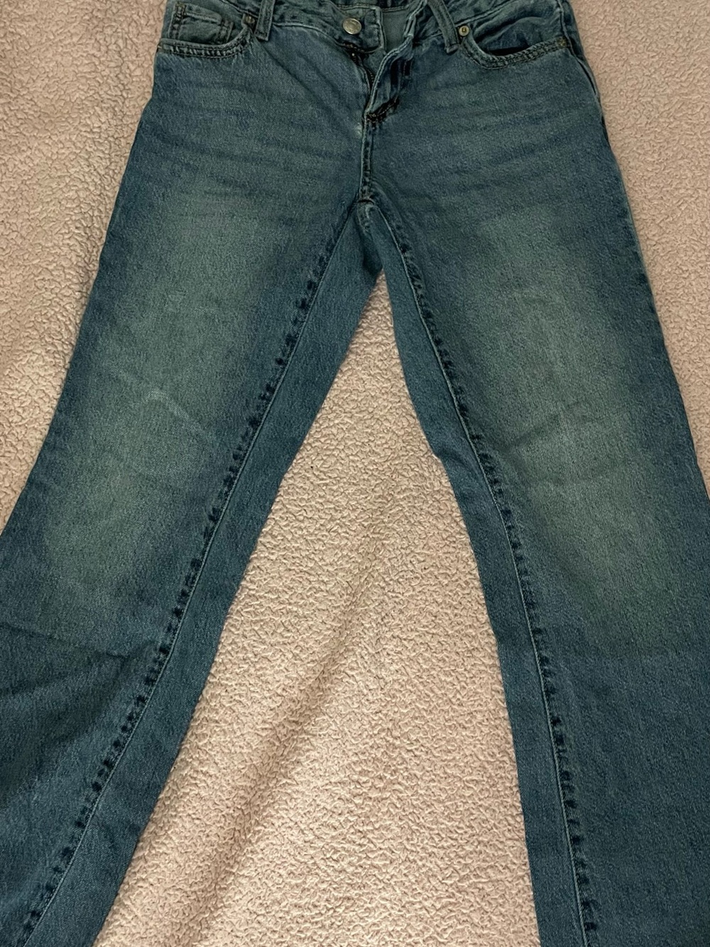 Blue Women’s Straight-Leg Jeans